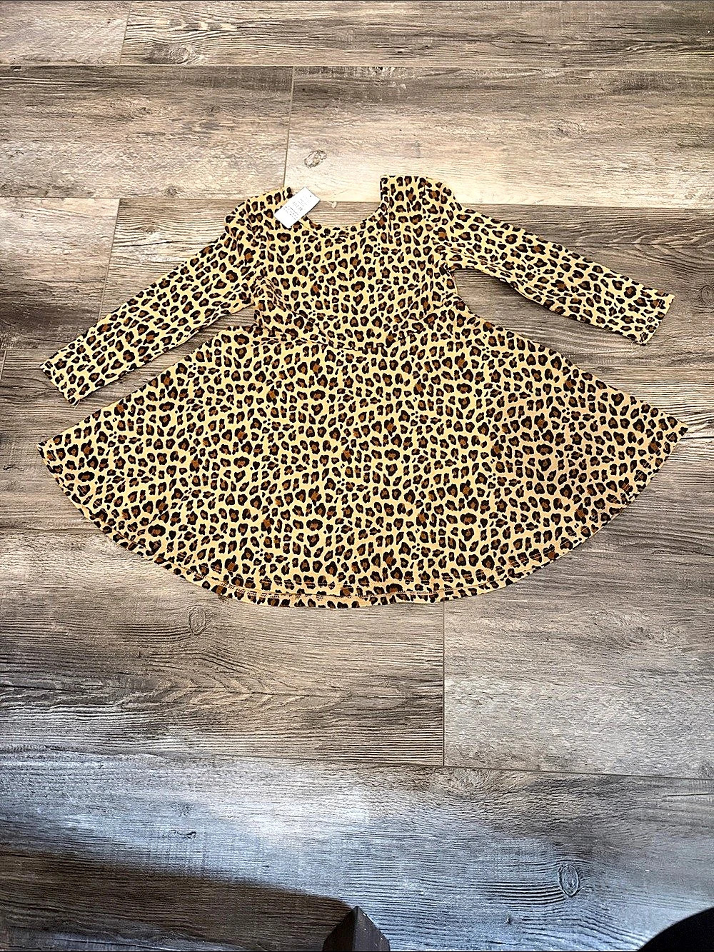 Gap brannan's favorites Girls Leopard Print Dress Size 4 Like New